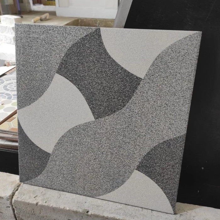 Terbaru Keramik Teras Atau Garasi Kasar Dijon Grey 40X40 Promo Terlaris