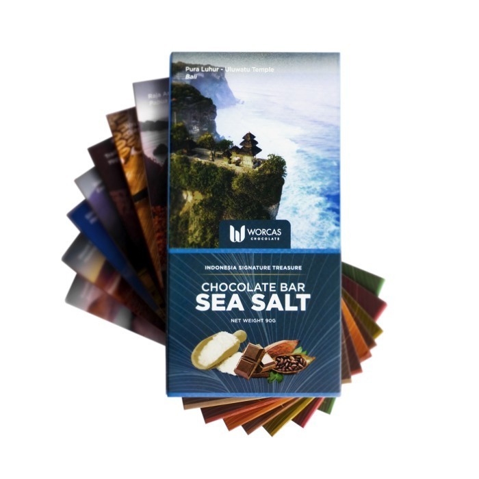 

WORCAS CHOCOLATE BAR FLAVOURED DARK CHOCOLATE SEA SALT