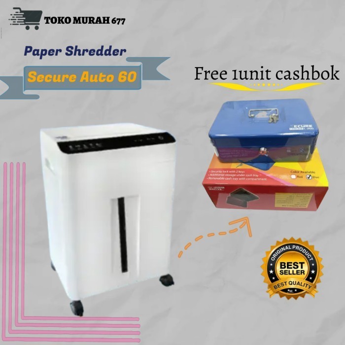 

Paper Shredder Secure Auto 60 - Penghancur Kertas