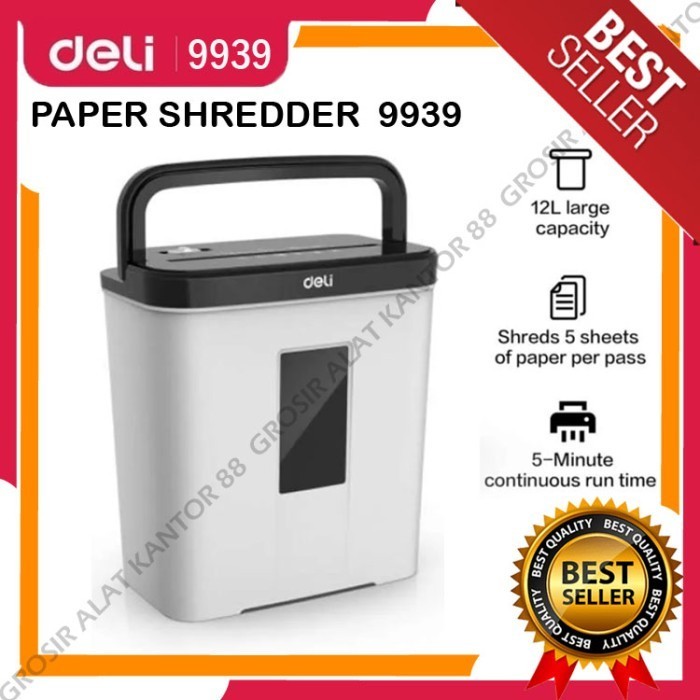 

Paper Shredder DELI E9939 / Mesin Penghancur Kertas DELI 9939