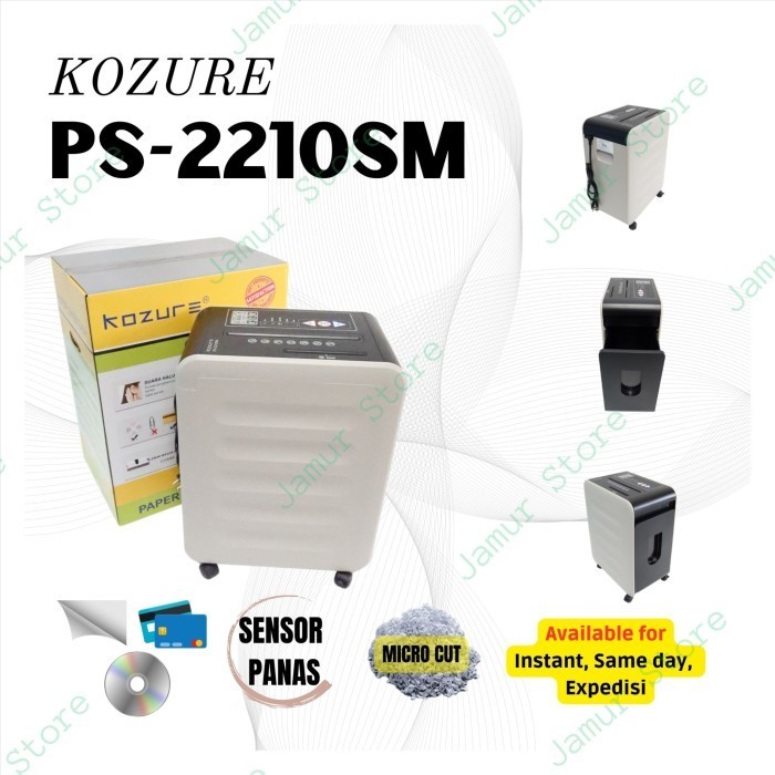 

Mesin Penghancur Kertas Kozure PS-2210SM Paper Shredder Kozure PS-2210