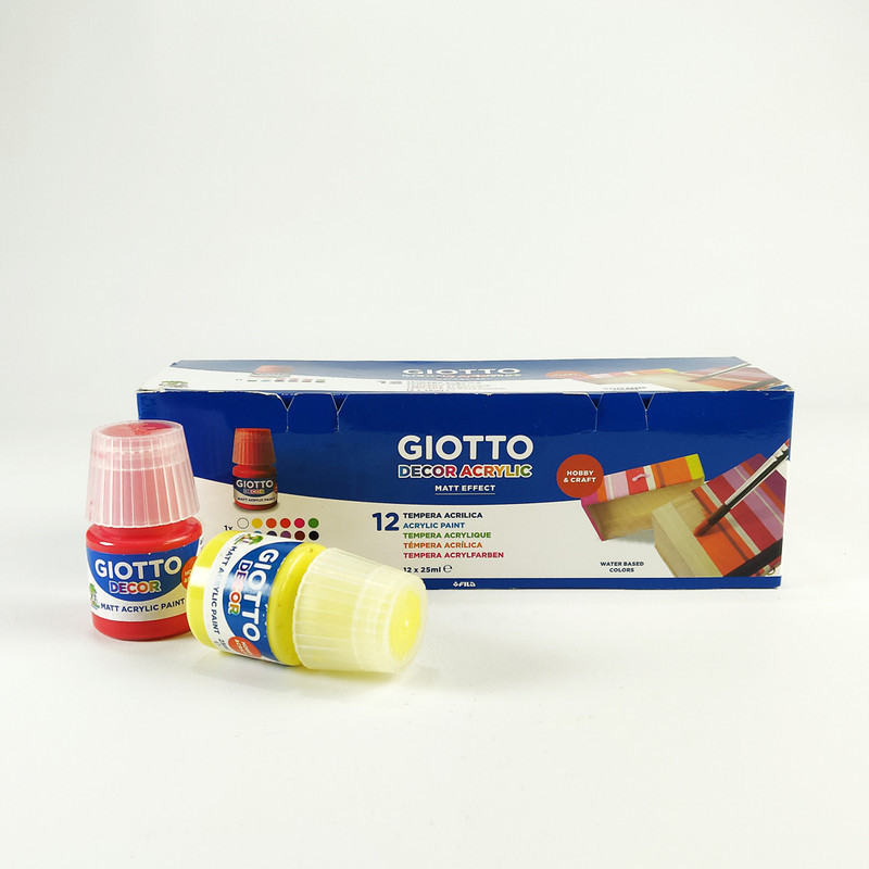 

Giotto Decor Acrylic 25Ml, 12 Pcs