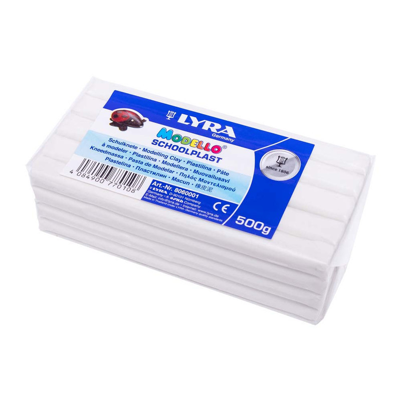 

Lyra-Modelling Clay 500Gr White (806001)