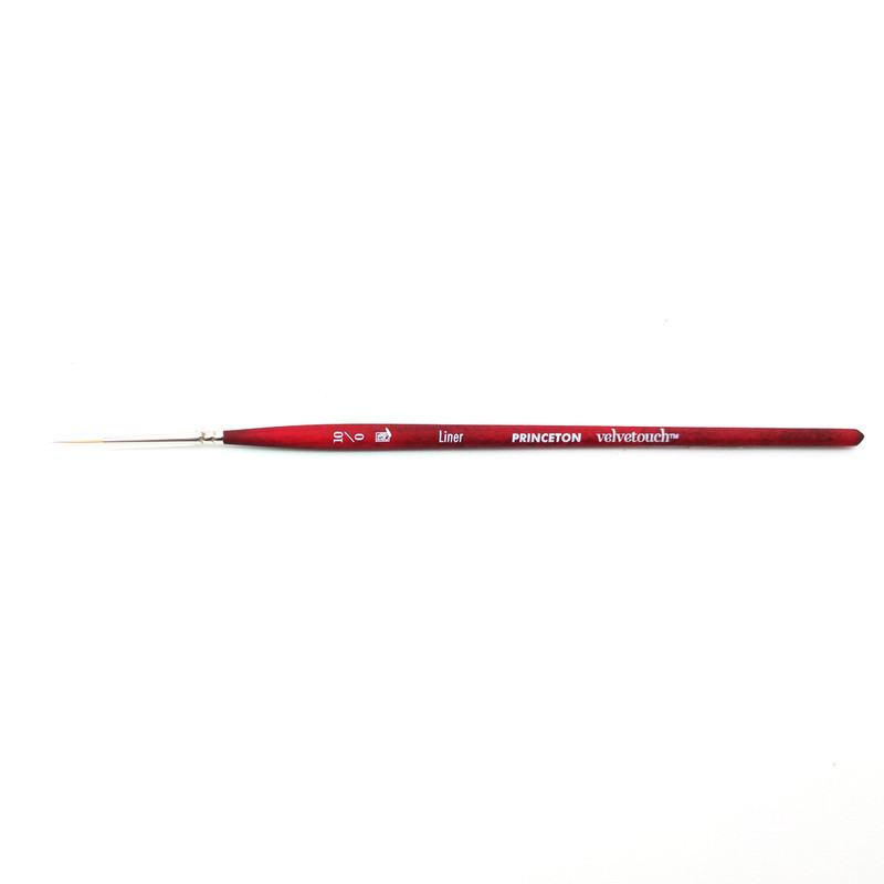 

Princeton Velvetouch Synthetic Short Handle Liner Sz 10/0