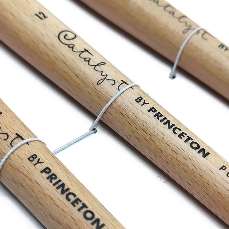 

Princeton Catalyst Synthetic Long Handle Angle Bright Sz 12
