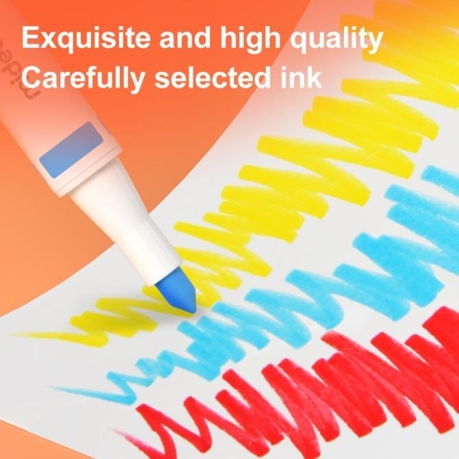 

Mideer Washable Marker 12 24 36 48 Coloring Pen Spidol Warna Anak