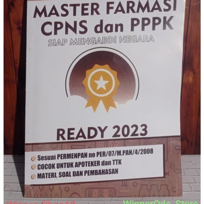 

Buku Drill Soal SKB FARMASI-APOTEKER-ASISTEN Apt CPNS 2021/T'Update