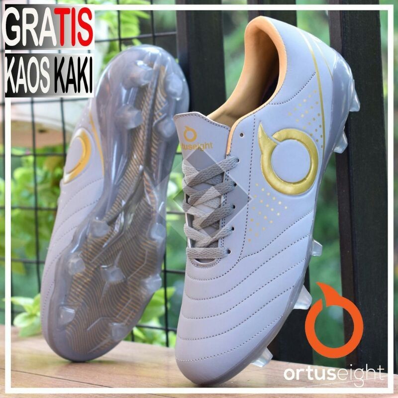 [EXCLUSIVE] MODEL TERKINI Jr - Sepatu Ortus Soccer Bola Ortus Hitam Ringan Original 38-44