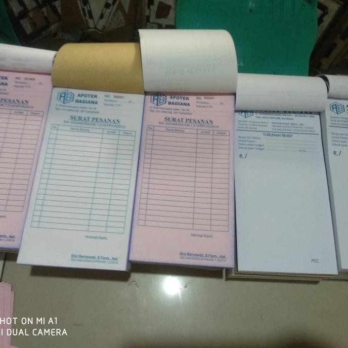 

Cetak Nota Custom Folio 2Ply 1 Warna [Tanpa Karbon]