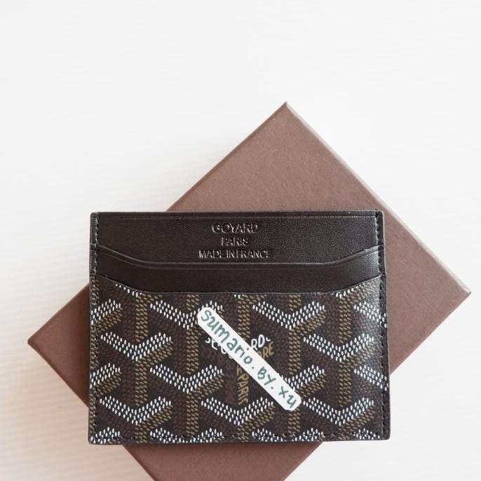 

Dompet Kartu Card Wallet Holder Brand Branded Gy Kulit Leather Skin