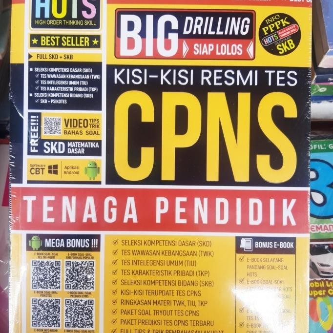 

(ORIGINAL) BIG DRILLING KISI-KISI RESMI TES CPNS TENAGA PENDIDIK