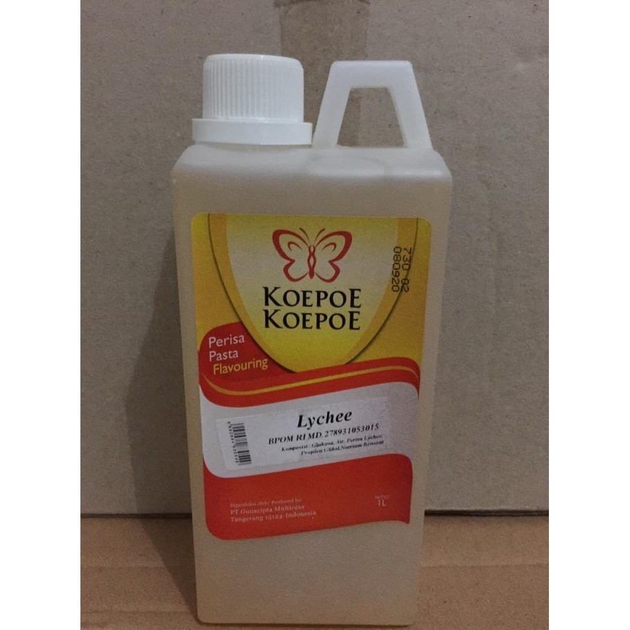 

Pasta Lychee Leci Essence Koepoe Koepoe Perisa Makanan 1 Liter