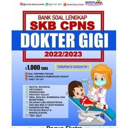 

Buku SKB DOKTER GIGI CPNS 2021/ORIGINAL- T'UPDATE- T'LENGKAP