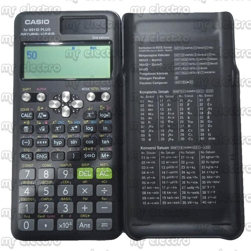 

promooo baru kalkulator scientific casio fx 991 id plus original - kalkulator ilmiah - kalkulator sains