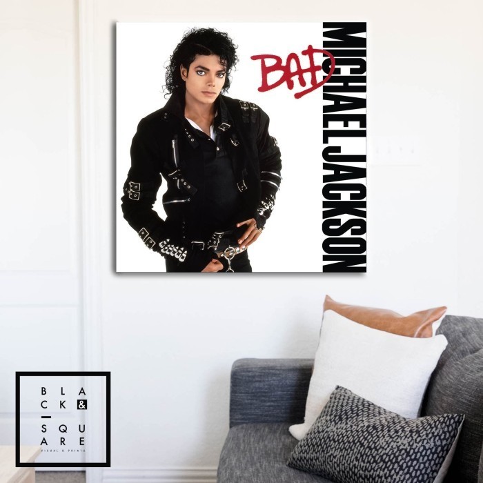 Michael Jackson - Album Cover Premium Poster + Frame Borderless 80X80