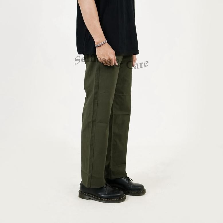 ORIGINAL SELFLESS Celana Chino Panjang Reguler Loose Standar Fit dal-88