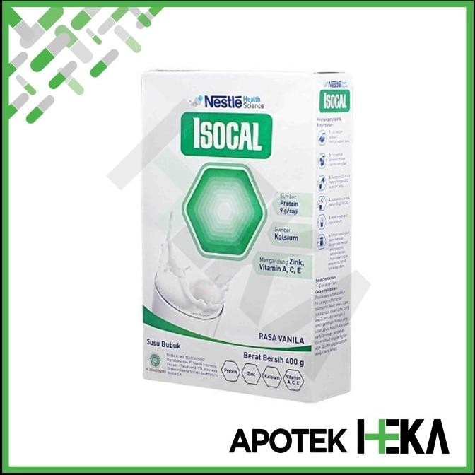 

Isocal 400 g - Susu Nutrisi Tinggi Protein Kalsium Zinc Vitamin H24S