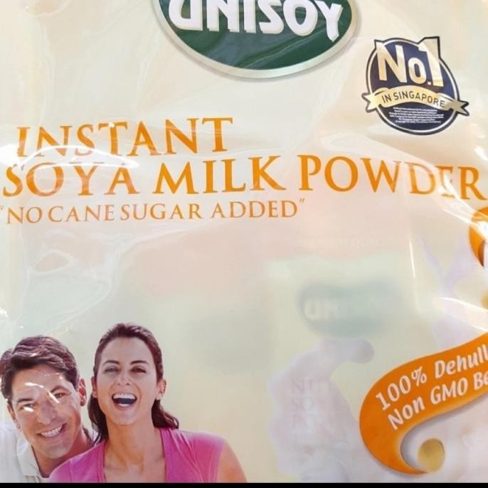 

Unisoy Instant Soya Milk Powder No Sugar Cane / Susu Kacang Kedelai HM