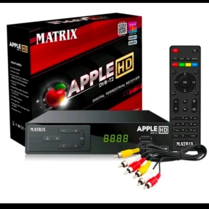 Terbaru Matrix New Stb Receiver Tv Digital Dvbt2 Hd / Matrix Apple Merah Promo Terlaris