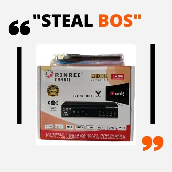 Terbaru Set Top Box Tv Digital Rinrei 511 C / Stb Rinrei Drn-511C Dvbt2 Promo Terlaris