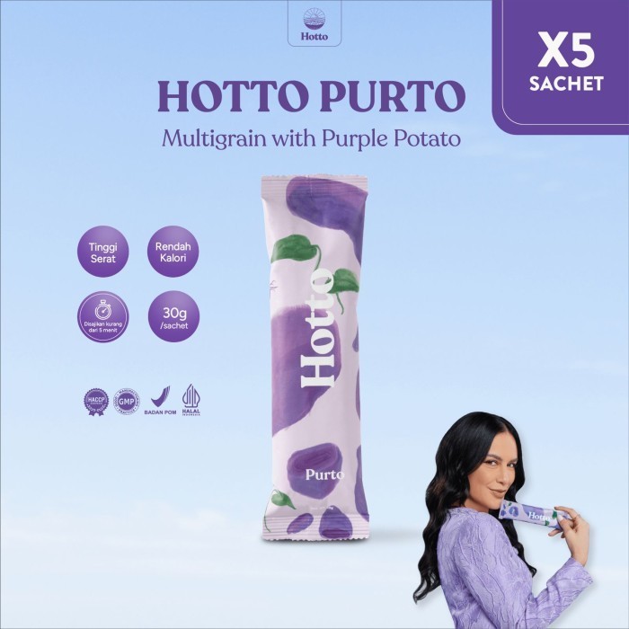 

Terbaru Hotto Purto Multigrain With Purple Potato Sachet X5 Promo Terlaris