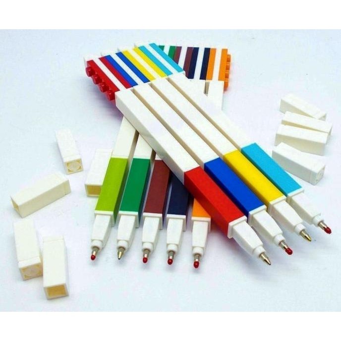 

NEW PRODUK LEGO BRICKS SINGLE COLOR GEL PEN ASSORTMENT - PULPEN GEL LEGO SATUAN !!!!!