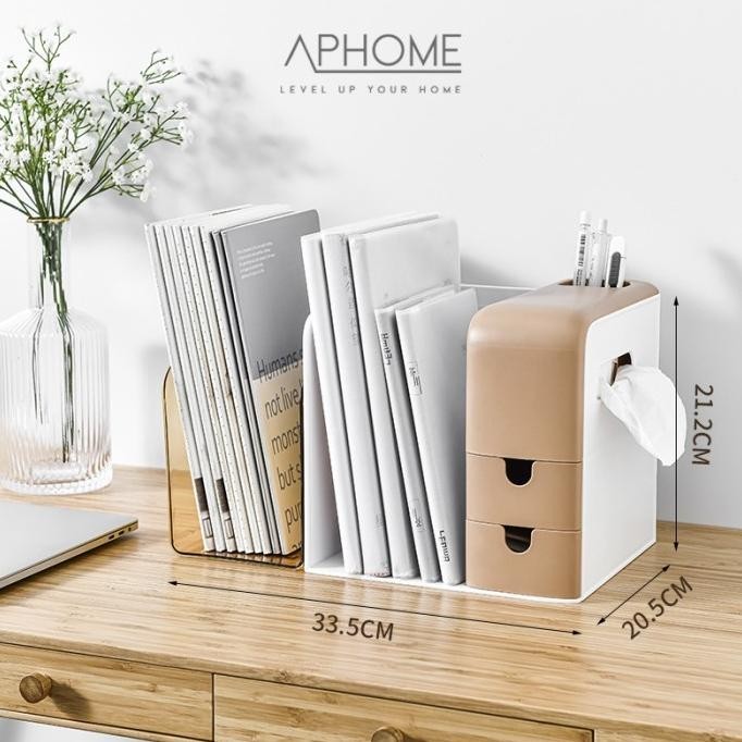 

APHOME Kotak File Tray Folder Box Desk Organizer Rak Buku Meja DESTA P19A