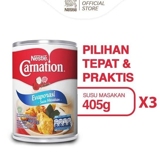 

NESTLE Carnation Susu Masakan Evaporasi 405g - 3pcs
