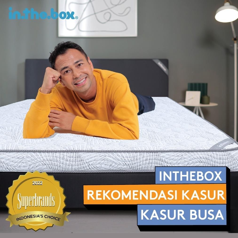 Pilihan Kasur INTHEBOX Busa - Gratis bantal | Ukuran Kasur 120x200, 160x200, 180x200 | Garansi 10 Ta
