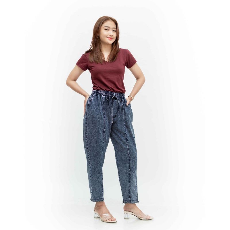 Celana jeans wanita// Celana buggy pant// Celana fashion wanita