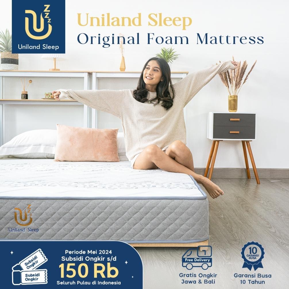 Uniland Sleep 100x200 / Single Size / Kasur Busa / Pocket Spring