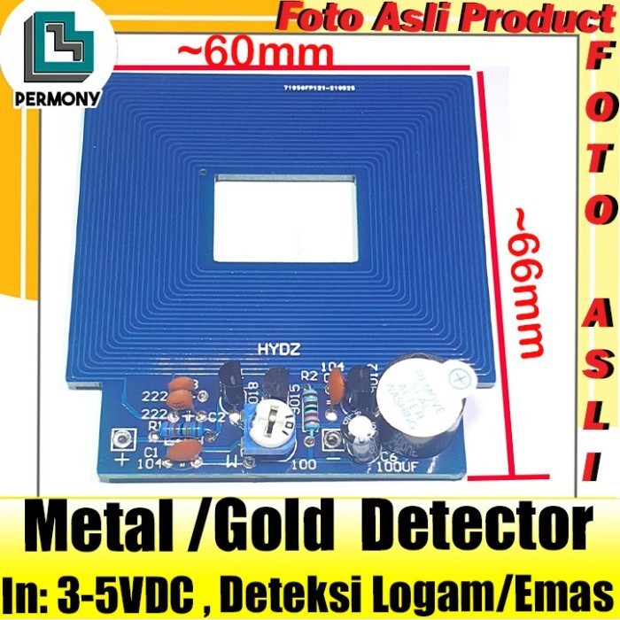 Metal Detector Logam/Emas