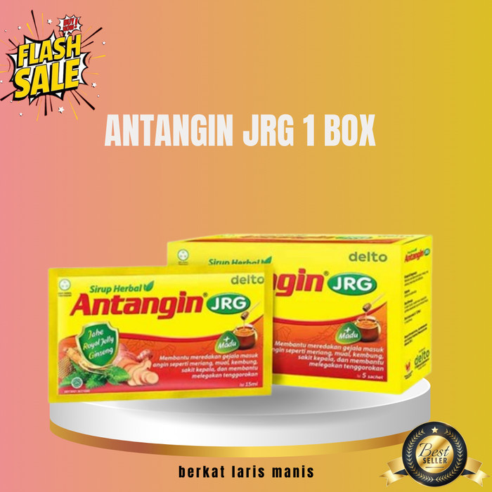 

ANTANGIN JRG CAIR + MADU 1 BOX ISI 12 SACHET