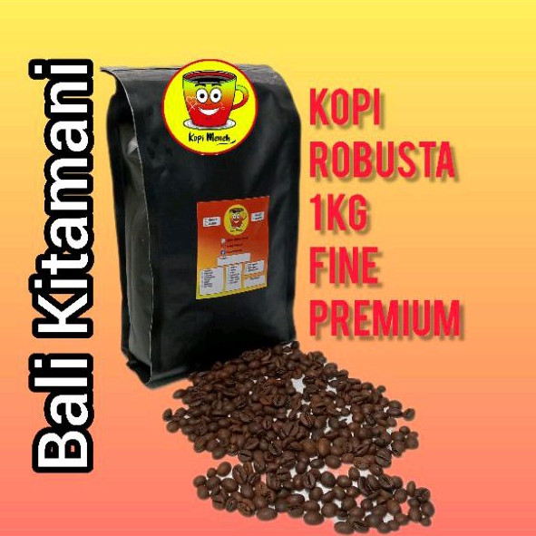 

Kopi Bali Fine Robusta Biji, Bubuk 1kg Roasted Bean Premium Termurah Terlaris Terenak