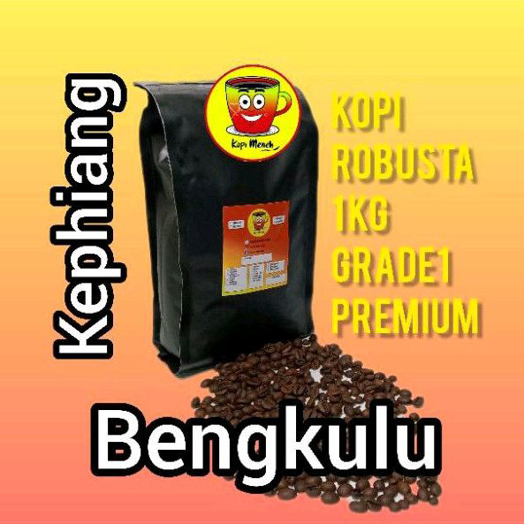 

Kopi Robusta Kepahiang Bengkulu Kopi Giling/Biji/Bubuk 1 Kg Grade1 Roasted Bean Premium Termurah Terlaris Terenak