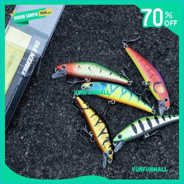 EXODUS KRAKEN LURE ULTRALIGHT FISHING BAHAN BERKUALITAS 