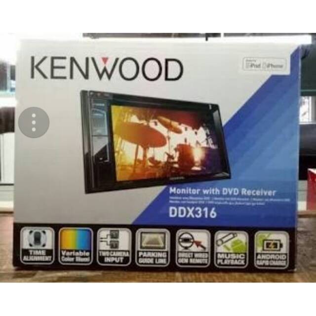 Headunit kenwood ddx 316