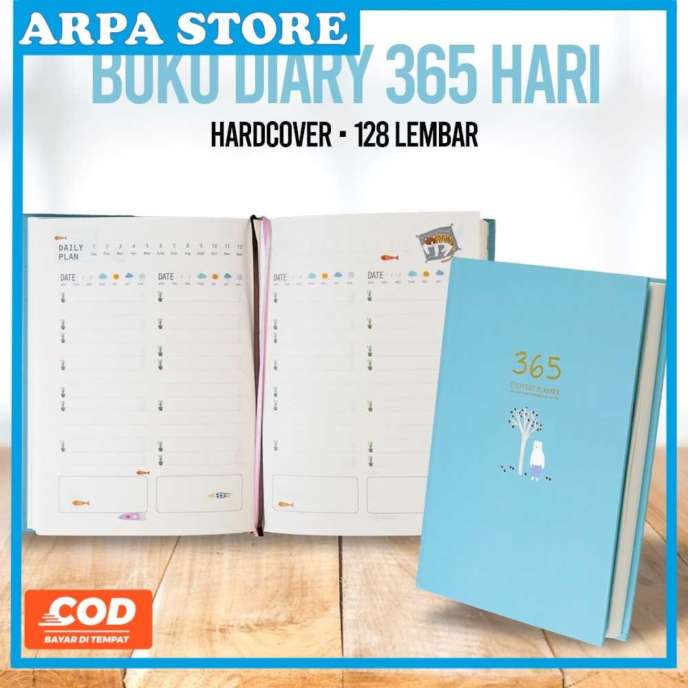 

DingDongTu Buku Diary 365 Hari Daily Journal Hard Cover 128 Pages - DDT-4083