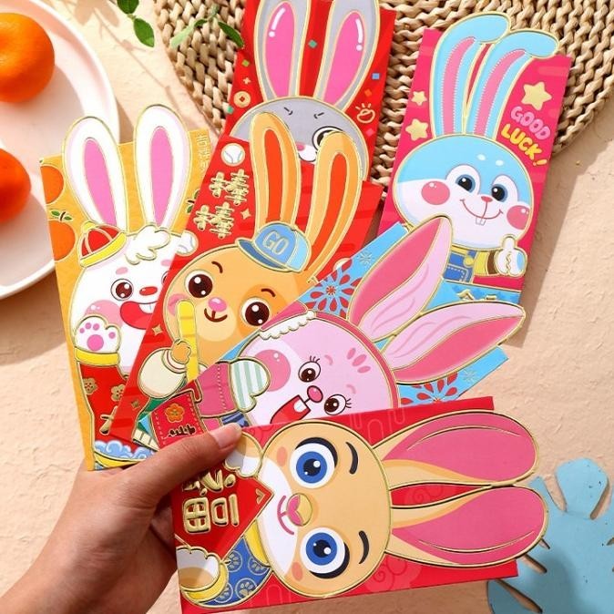 

OLH - Angpao Kelinci Kuping Grosir Murah Angpau Imlek Ampau Sincia 2023 TERLARIS