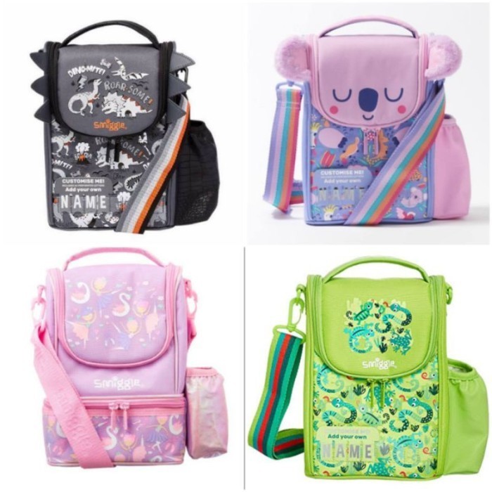 Tas Smiggle Sling Lunchbag Lunchbox Customise - Tas Bekal Smigel