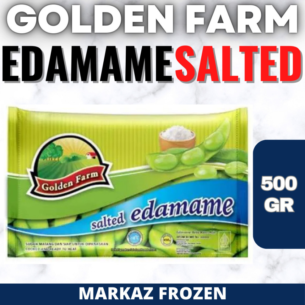 

GOLDEN FARM EDAMAME SALTED 500GR (12/Q)