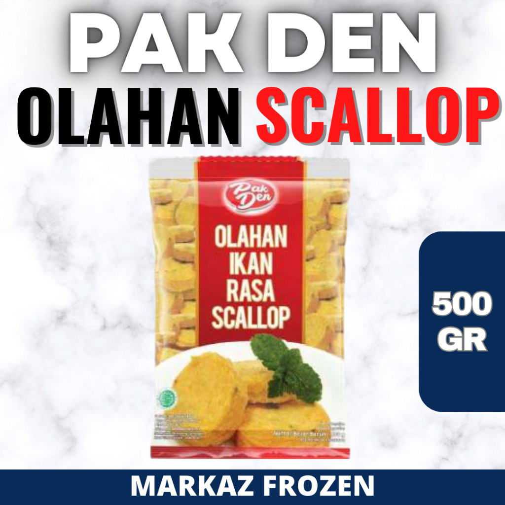 

PAK DEN SCALLOP 500GR (20/Q)