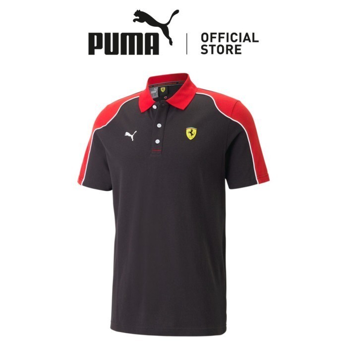 PUMA Kaus Polo Pria Scuderia Ferrari Black