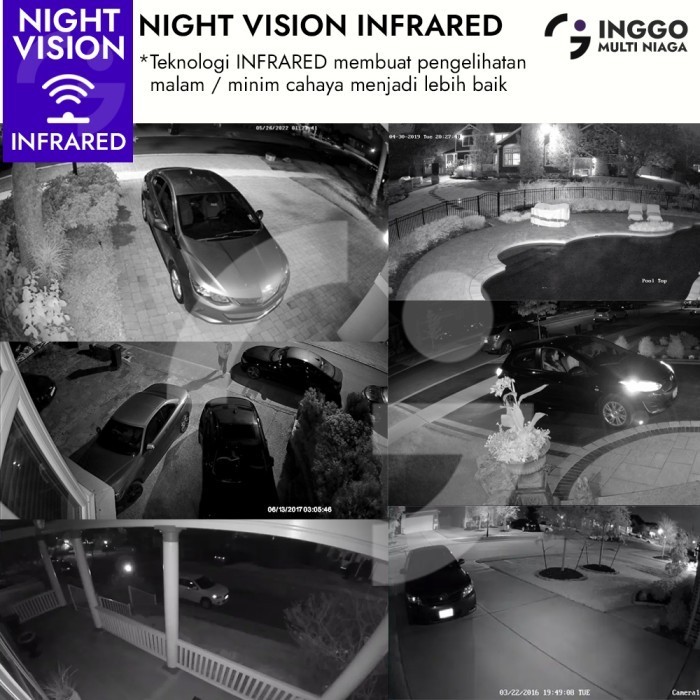 Paket Ip Camera 8 Kamera 2Mp Hikvision