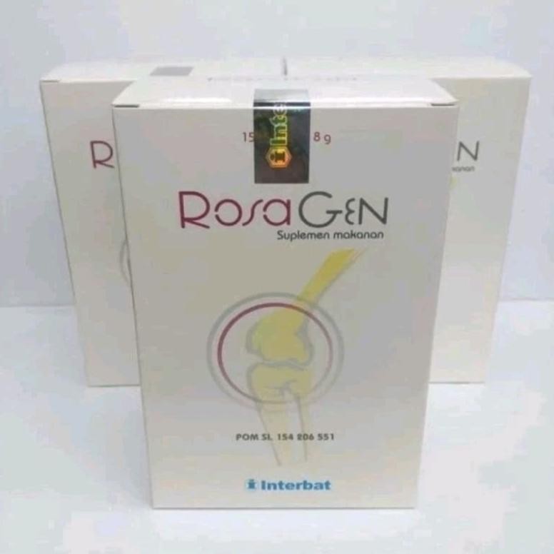 PROMO BARUUU ROSAGEN SUPLEMEN KESEHATAN ROSAGEN ASLI ORINAL 1 BOX 15 SACHET ROSAGEN OBAT PERSENDIAN 