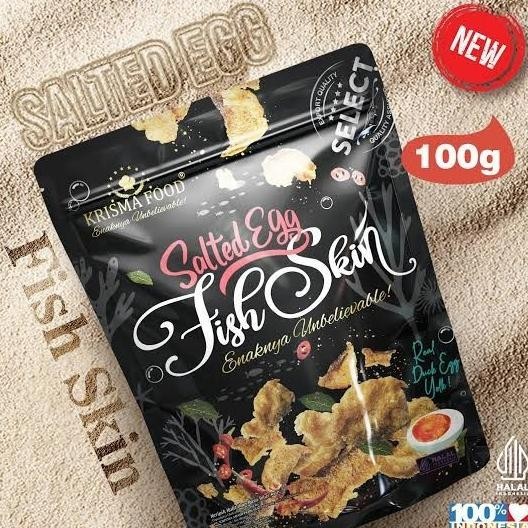 

Krisma Food Salted Egg Fish Skin 100g Salted Egg Potato Chips 100g