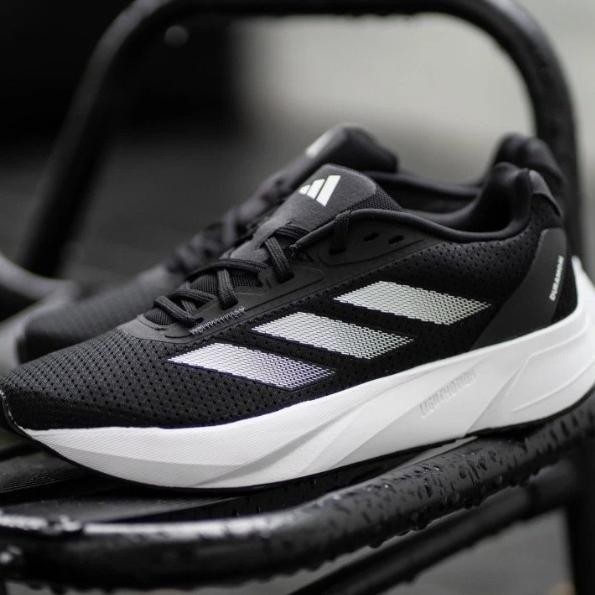 Sepatu Lari Olahraga Pria Adidas Original Duramo SL Hitam Silver