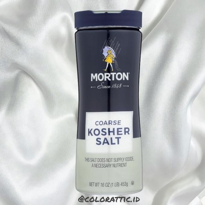 

MORTON COARSE KOSHER SALT 453 GRAMS - FROM USA