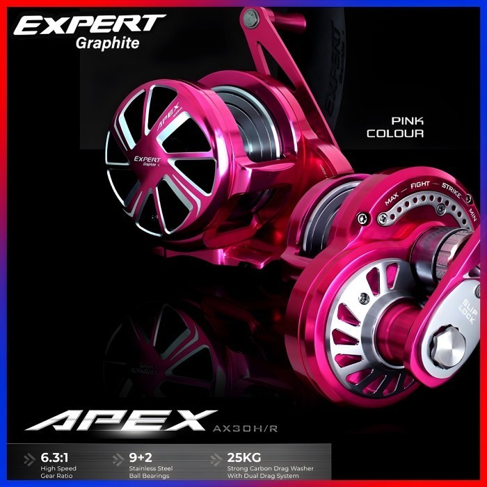 Reel EXPERT GRAPHITE APEX AX-30L OVERHEAD