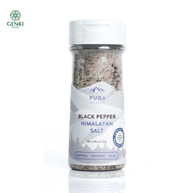 

Pura Himalayan Salt Black Pepper / Garam Himalaya - 125 g